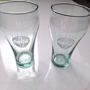 Coca Cola glasses set of 2